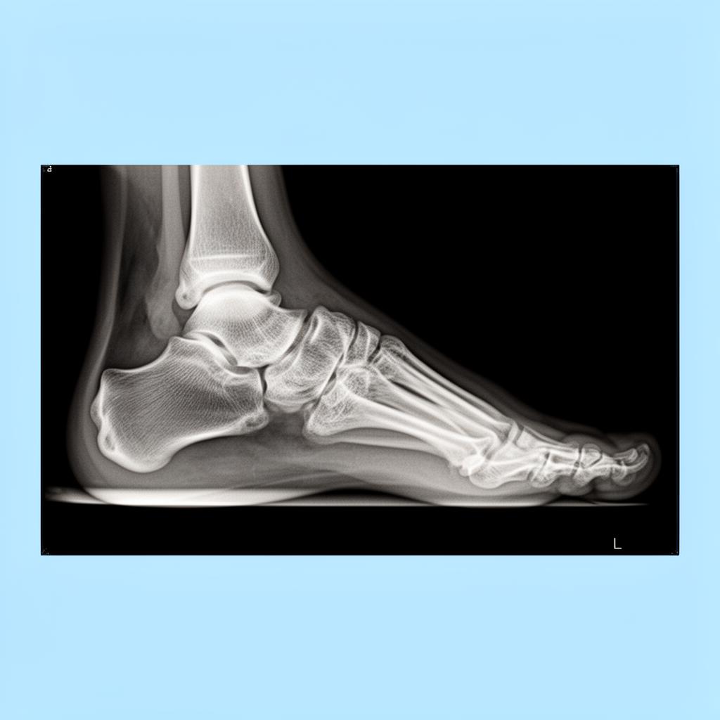 Heel Spur Surgery — before treatment by Mid-South foot and ankle podiatry surgeon
